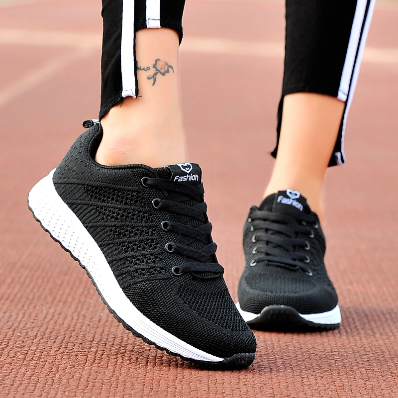 Cheap Lace up Women Sport Trainers Jogging Shoes