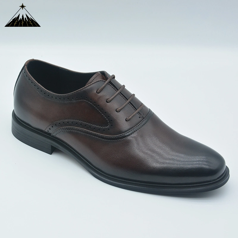 Elegant Leather Wingtip Dress Shoes