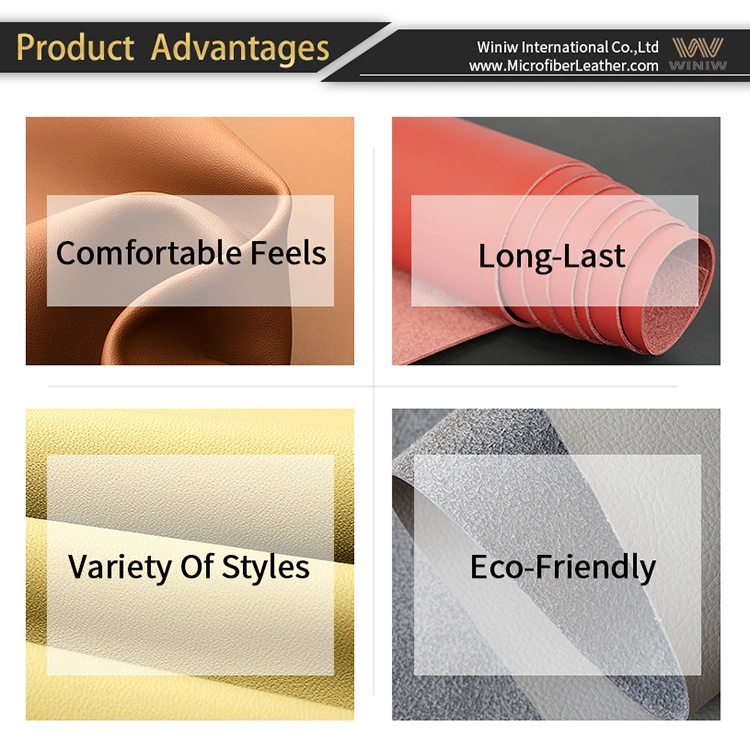 Eco-Friendly Synthetic PU Material for Shoe Upper Leather