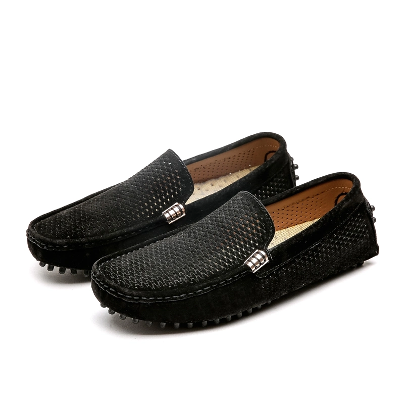 Light Driving Shoes Soft Plush Comfortable Flexible Round Toe Man Outdoor Flat Heel Loafers Boys Slip-on Walking Shoes