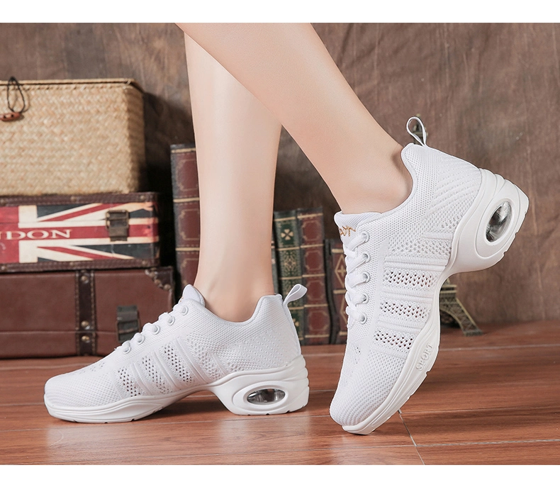 New Arrival Mesh Soft Sole Sneakers Adult Women Modern Dance Shoes