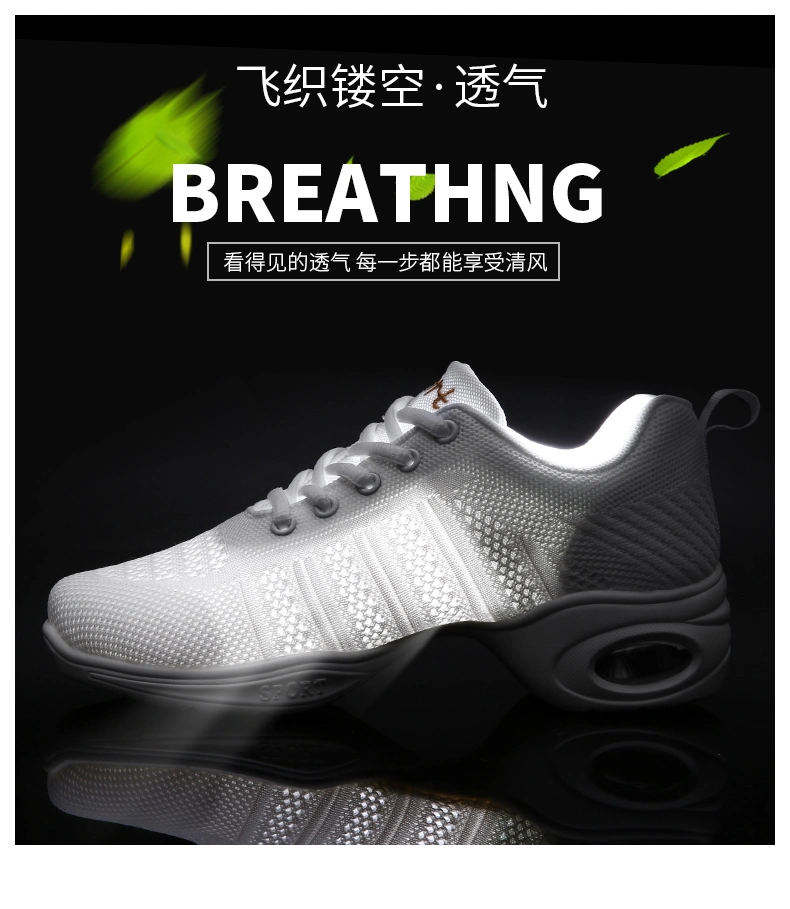 New Arrival Mesh Soft Sole Sneakers Adult Women Modern Dance Shoes