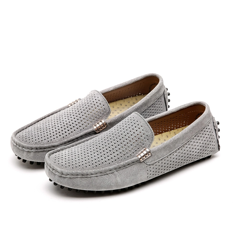 Light Driving Shoes Soft Plush Comfortable Flexible Round Toe Man Outdoor Flat Heel Loafers Boys Slip-on Walking Shoes