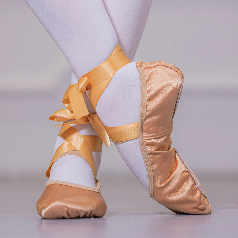 Satin Dance Shoe Ballet Pointe Shoes for Women