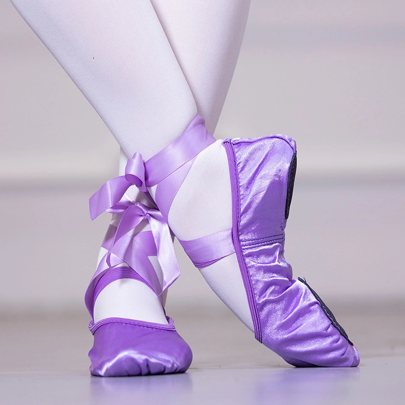 Satin Dance Shoe Ballet Pointe Shoes for Women