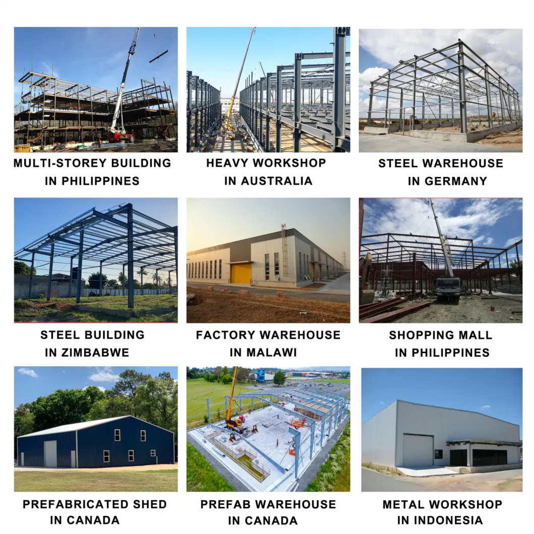 China Low Cost Prefabricated Building Apartments with Steel Structure Frame