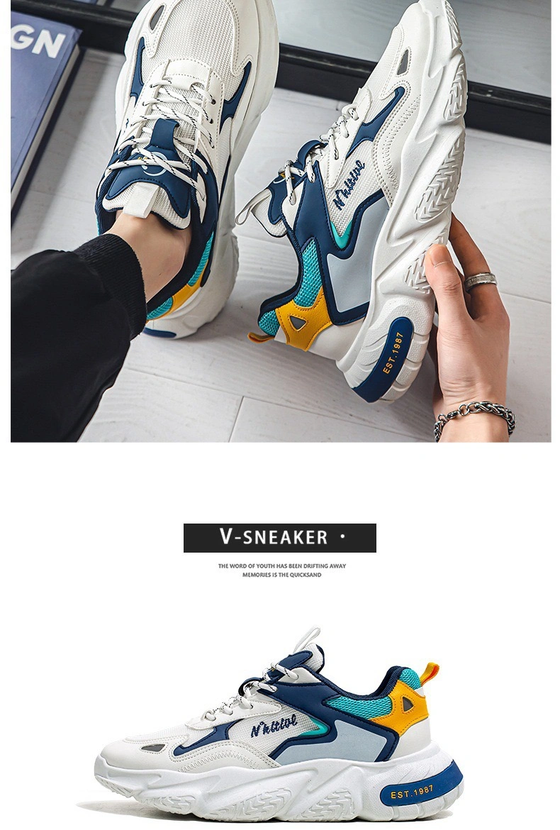 Wholesale Fashion Designer Breathable Athletic-Sports-Shoes Comfort Men Outdoor Running Sneakers Shoes Casual Leisure Gym Fitness Youth Shoes Tennis Shoes