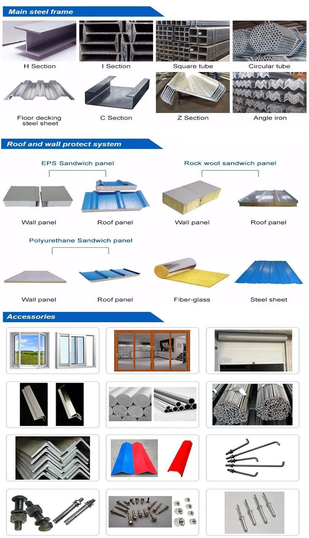 Factory Supply Modular Prefabricated Steel Structure Apartment Buildings