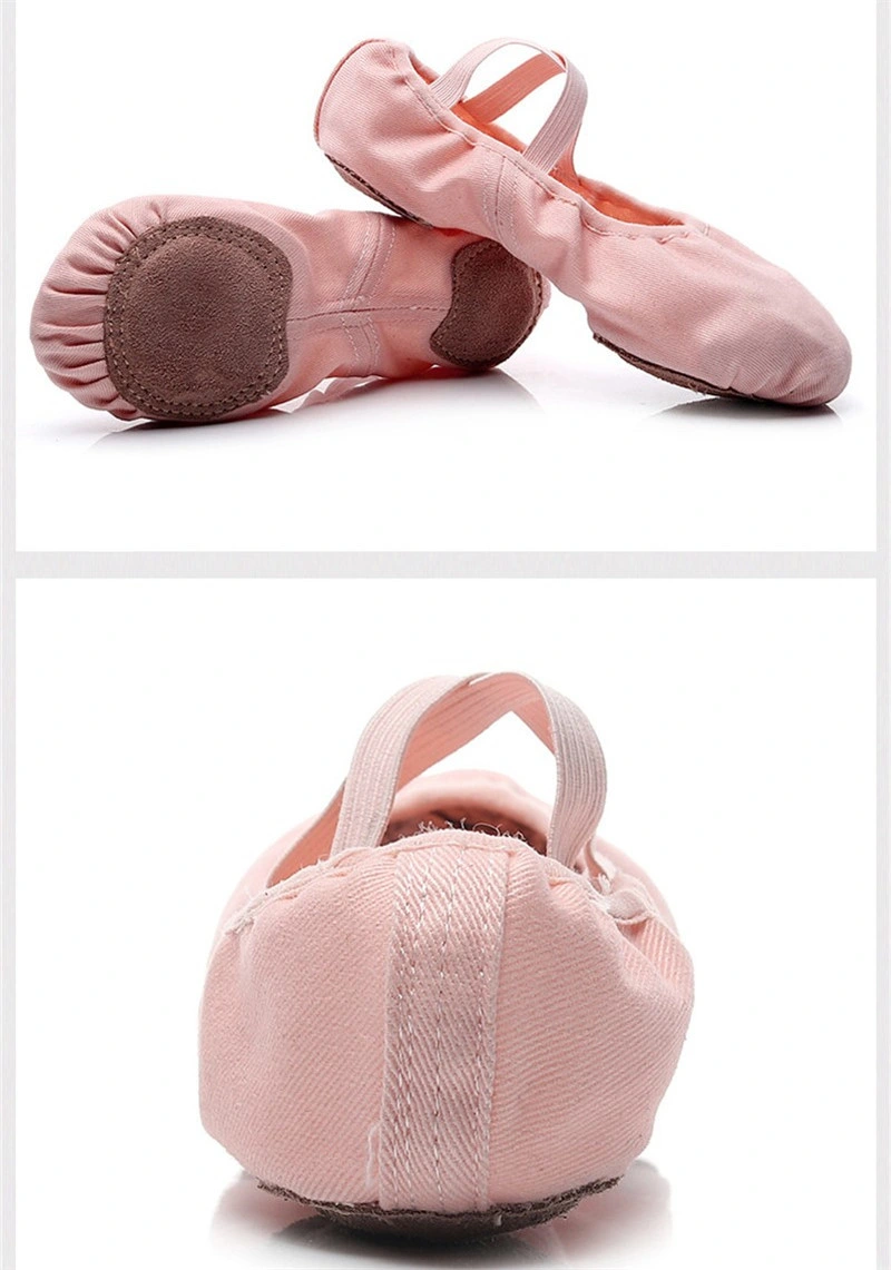 Cheapest Kids Ballet Dance Shoes Canvas Split Sole Slippers for Dancing