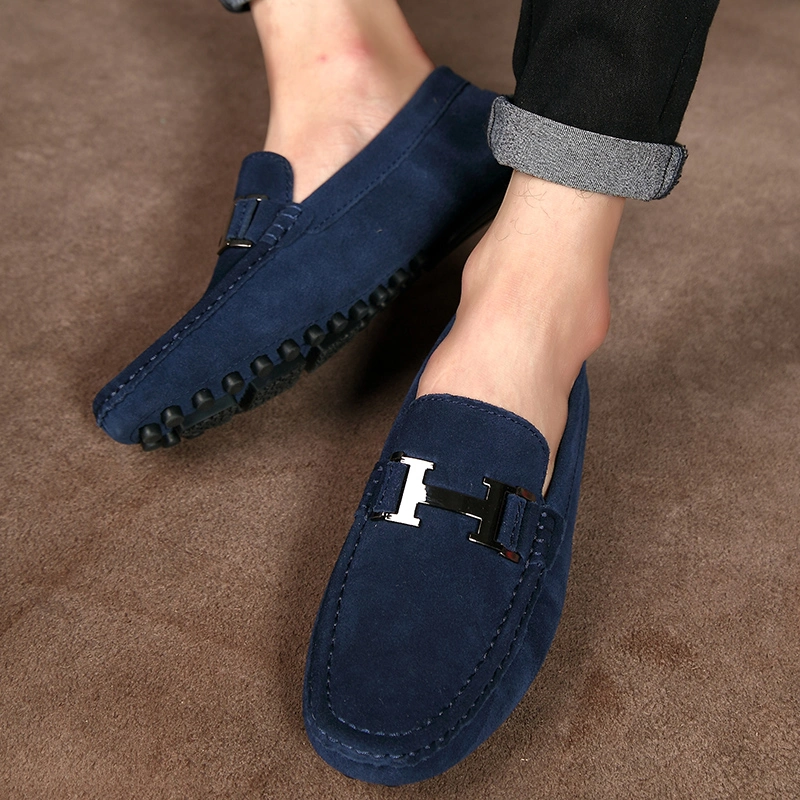 New Style Leather Cow Suede Loafer Driving Moccasins Shoes Ex-22L1236