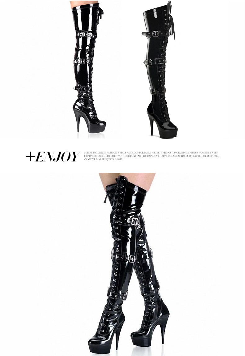 Customized Fashion Long Boots Pole Dancing Women Shoes Lady Dance Shoes for Party or Nightclub