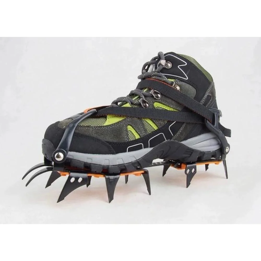 Steel Climbing Shoes Gear Ice Grippers Crampon Traction Device Mountaineering Glacier Travel Esg20078