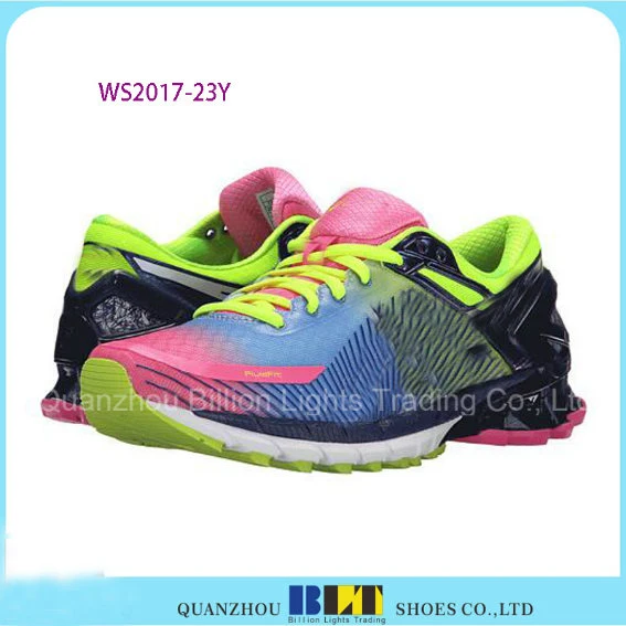 Hot Sale Flyknit Upper PU Outsole Sport Shoes