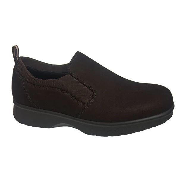 Plus Size Leather Shoe with Wide Comfort Design for Flat Feet