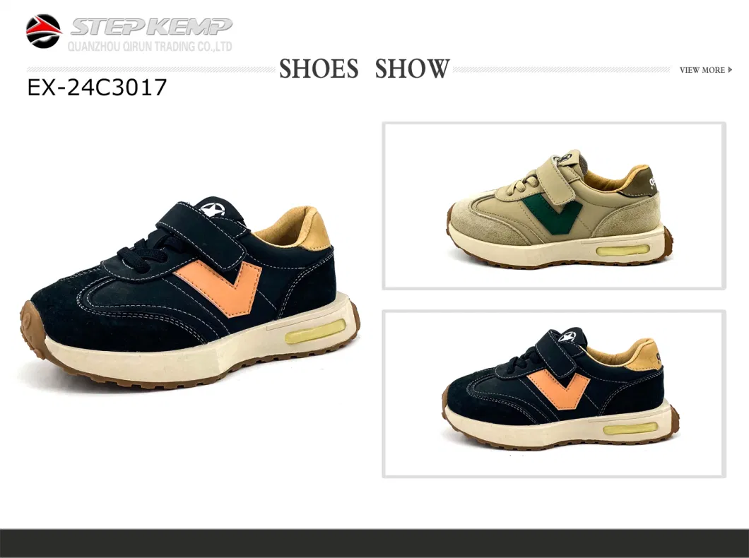 All Season Children Unisex Fashion Platform Casual Sneakers Comfortable Shoes Ex-24c3017