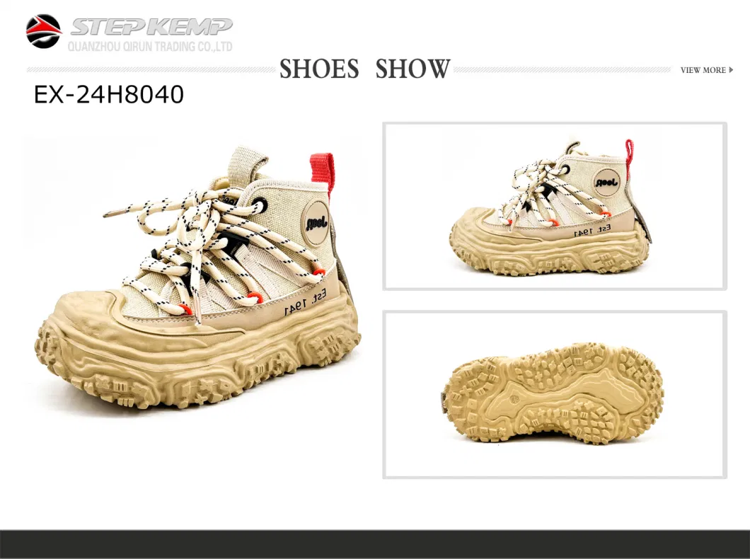 Outdoor Thick-Soled Casual Sports Lace-up Boots Ex-24h8040