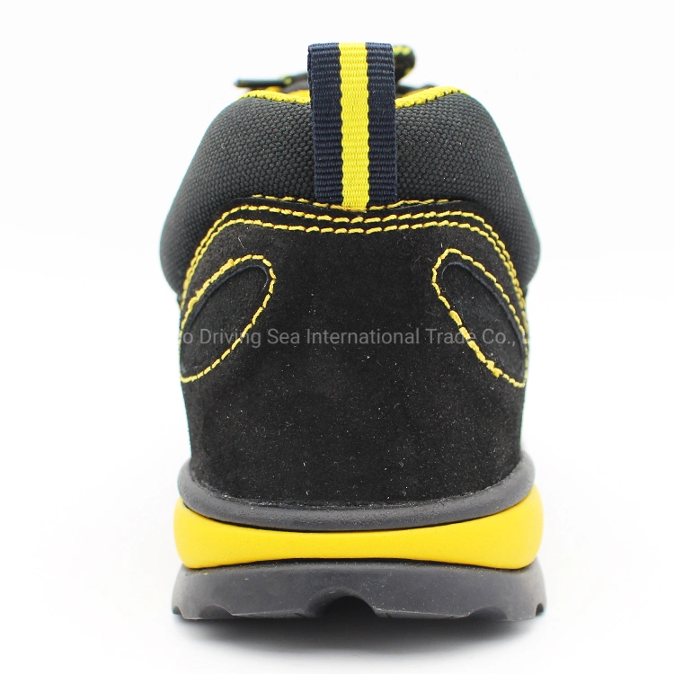 Suede Leather Rubber PU Sole Steel Toe Sport Safety Shoes