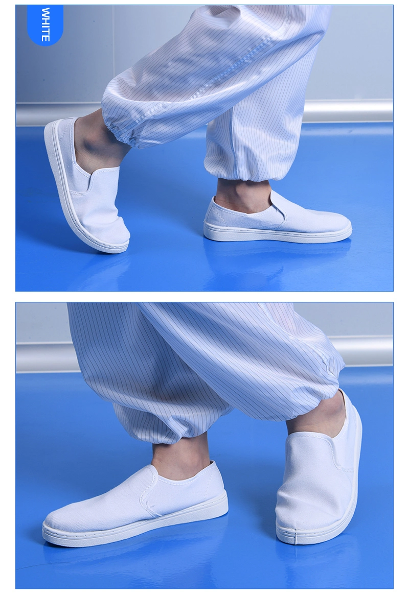 Dust-Free PVC Dustproof Shoes Four-Hole ESD Shoe PVC