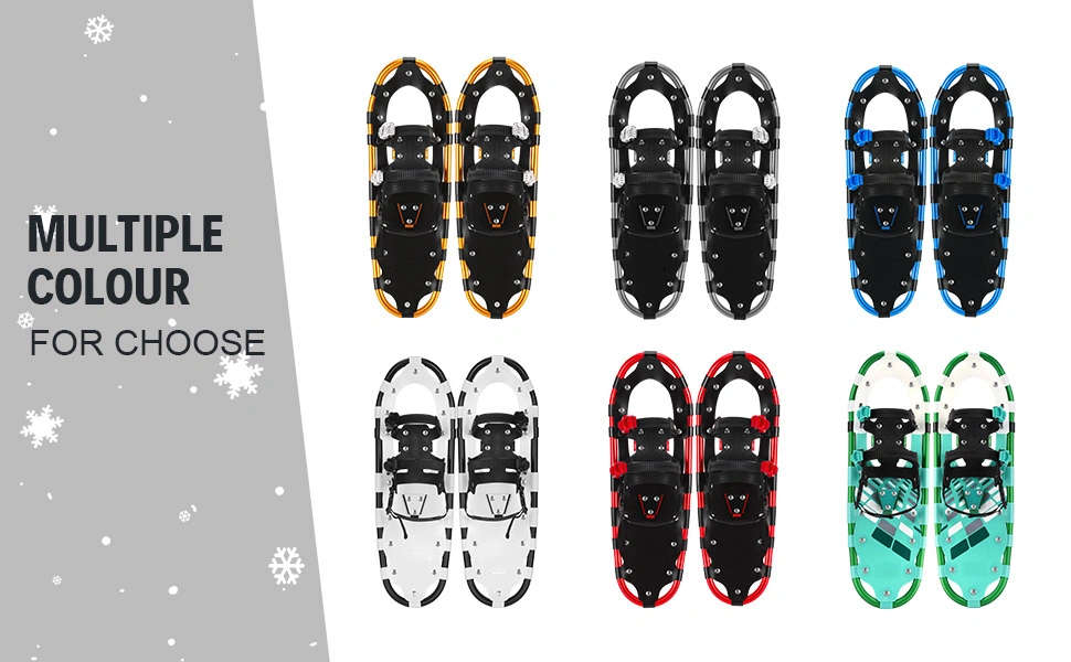 Winter Sports Camping Ski Products Anti-Slip Aluminum All Terrain Snowshoes Snow Skiing Shoes