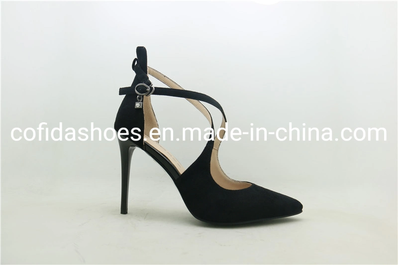 Sexy Fashion High Heels Imitation Leather Lady Dress Shoes