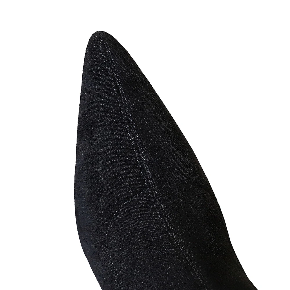 Stretching Suede Luxury Sexy Design Stiletto High Heel Over Knee Ladies Shoe