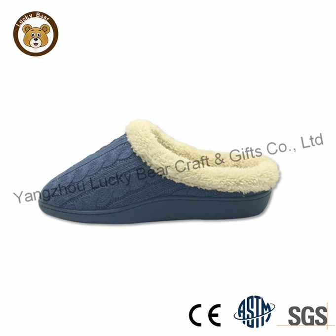 Soft Knitted Fabrics Home Slippers Cotton Warm Women Indoor Floor Slippers Non-Slips Shoes for Bedroom House Slippers