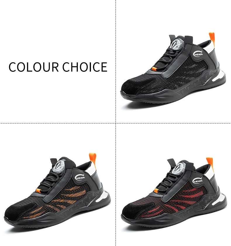 Lightweight Sport Safety Shoes Working Shoes with Steel Toe