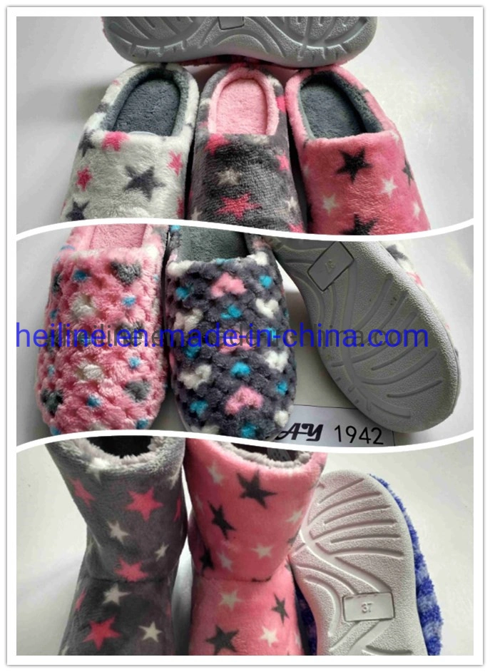 OEM Wholesale Plush Winter Women Floor Dancing Shoe