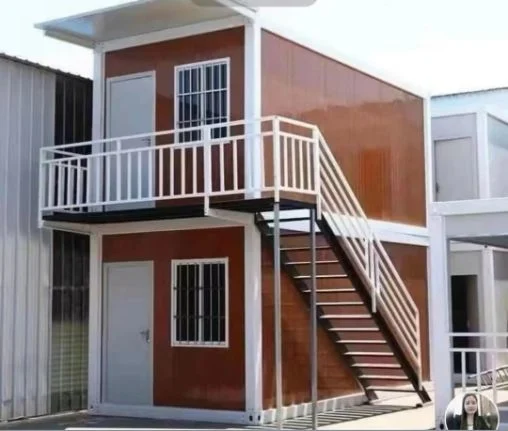 Anti-Rust Steel Frame Modular Flat Pack Container House Apartment