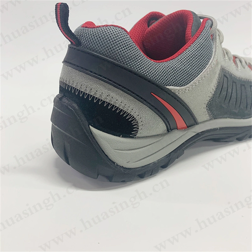 Ywq, Fiberglass Toe Insert Anti-Smash S3 Outdoor Hiking Shoe Anti-Acid Insulated Full Suede Grey Sport Safety Shoes HSS457