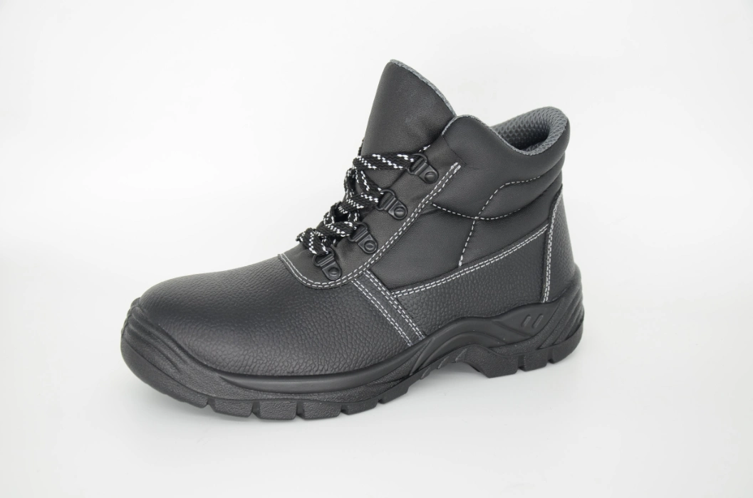 Wholesale CE Certificate En20345 S3 Working Metal Standard Industrial Cow Embossed Leather Men/Women Safety Footwear Safety Shoes