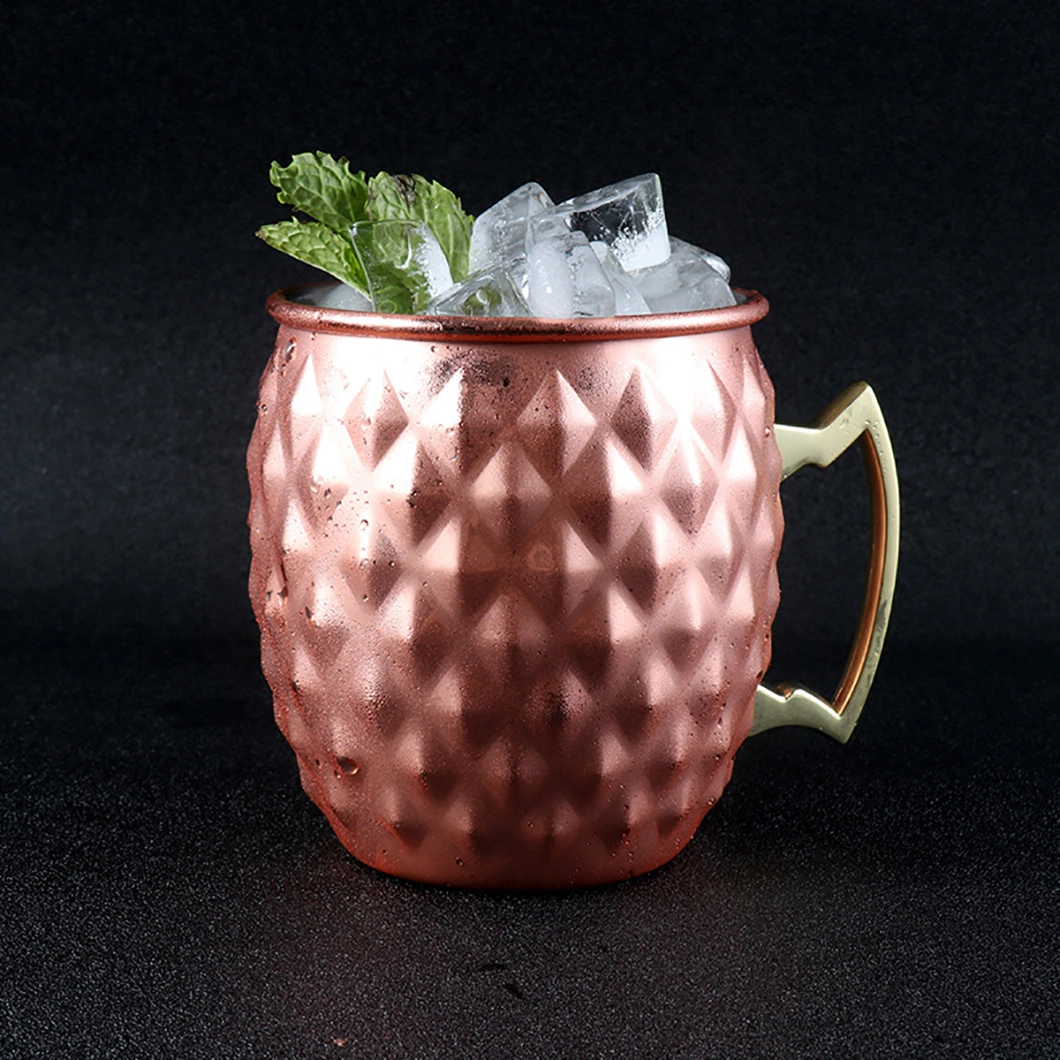 Moscow Mule Copper Mugs Stainless Steel Lined Cocktail 530ml