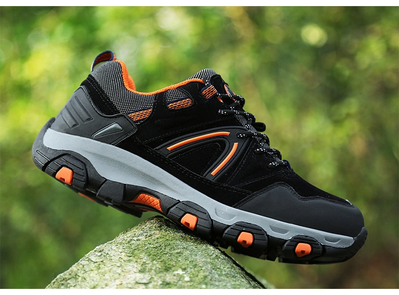 High Quality Hard Wearing Outdoor Casual Sneaker Climbing Trekking Men No Slip Hiking Shoes