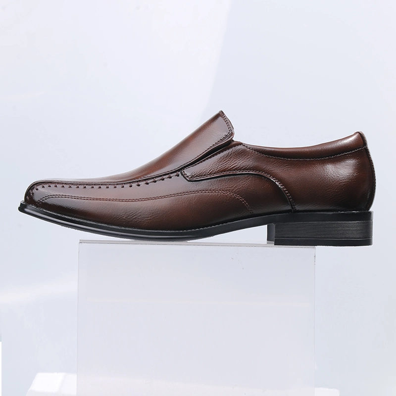 2024 New Product Italian Oxford Man Shoes Comfort Slip on Leather Dress Shoes