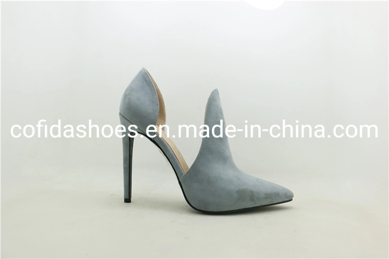 Sexy Fashion High Heels Imitation Leather Lady Dress Shoes