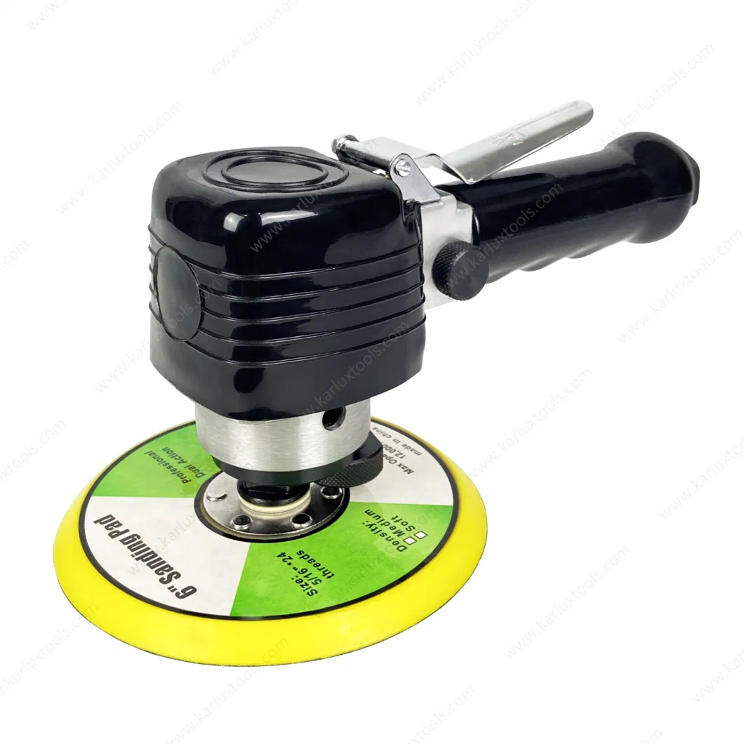 6 Inch Non-Vacuum Pneumatic Tool Air Polisher Air Random Orbital Sander