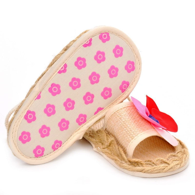 Infant Baby Girls Sandals, Anti-Slip Summer Toddler Flats First Walkers Shoes Esg11652