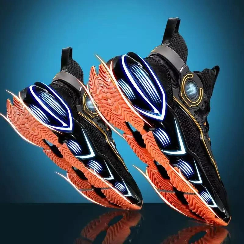 New Model Soft Sole Walking Style Shoes Breathable Men Running Sport Shoespopular