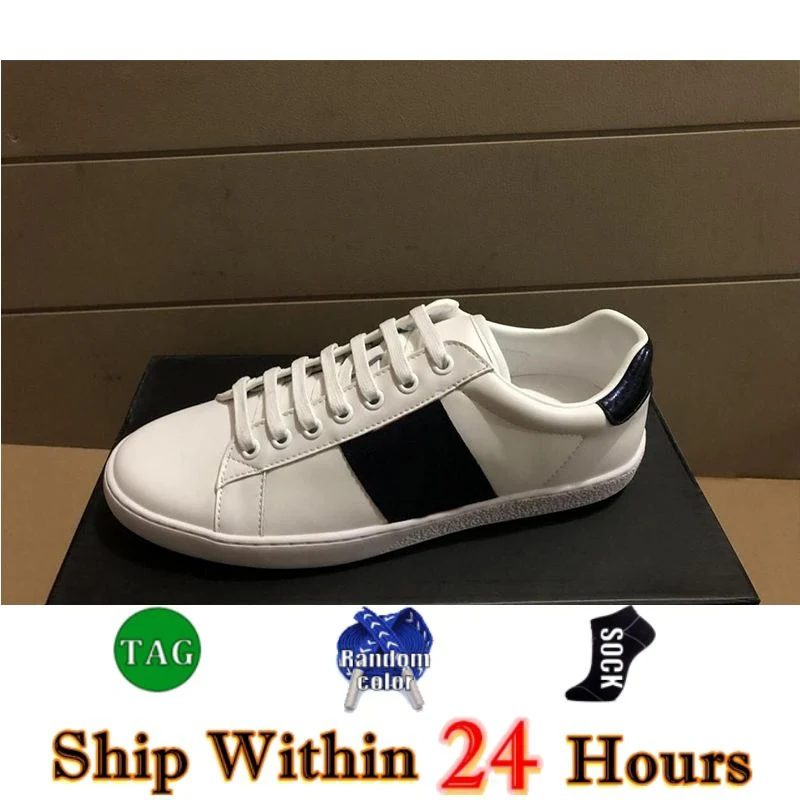 Designer Classic Shoes Women Cartoon Casual Shoes Jogging Shoe Bee Ace Genuine Leather Canvas Embroidery Print Stripes Classic Men White Green