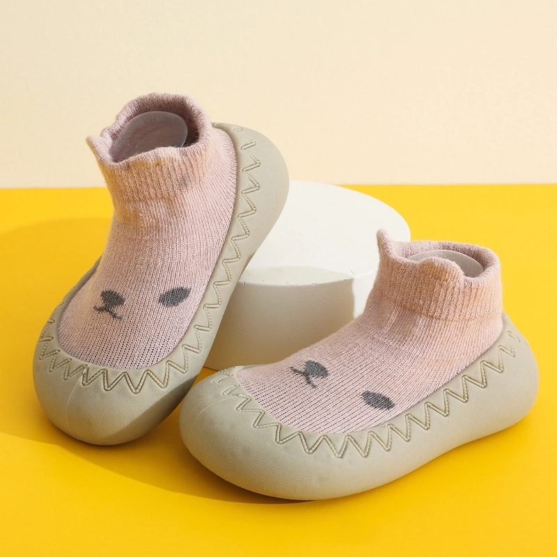 Organic Cotton Colourful Softy Comfortable Sock Shoes Toddler Baby Booties Moccasins