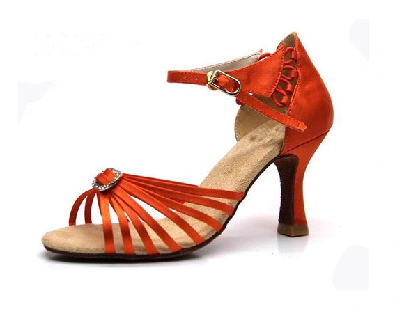 High Heeled with Heels Wrapped Latin Tango Jazz Dancing Shoes