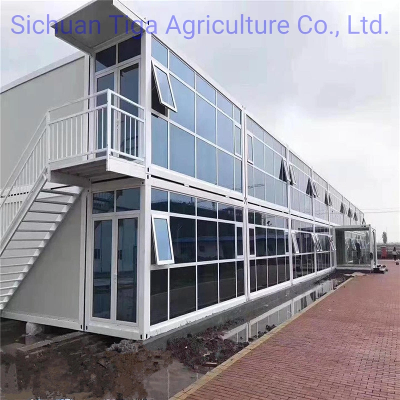 Wholesale 20 Foots 40 Foots Modular Prefab 2 Storey Container House Apartment Building