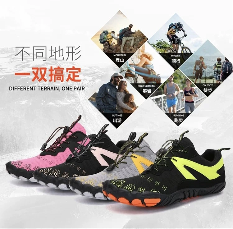 2022 New Beach Aqua Water Shoes Men Boys Quick Dry Women Breathable Sport Sneakers Footwear Barefoot Swimming Gym Riding Hiking Shoes