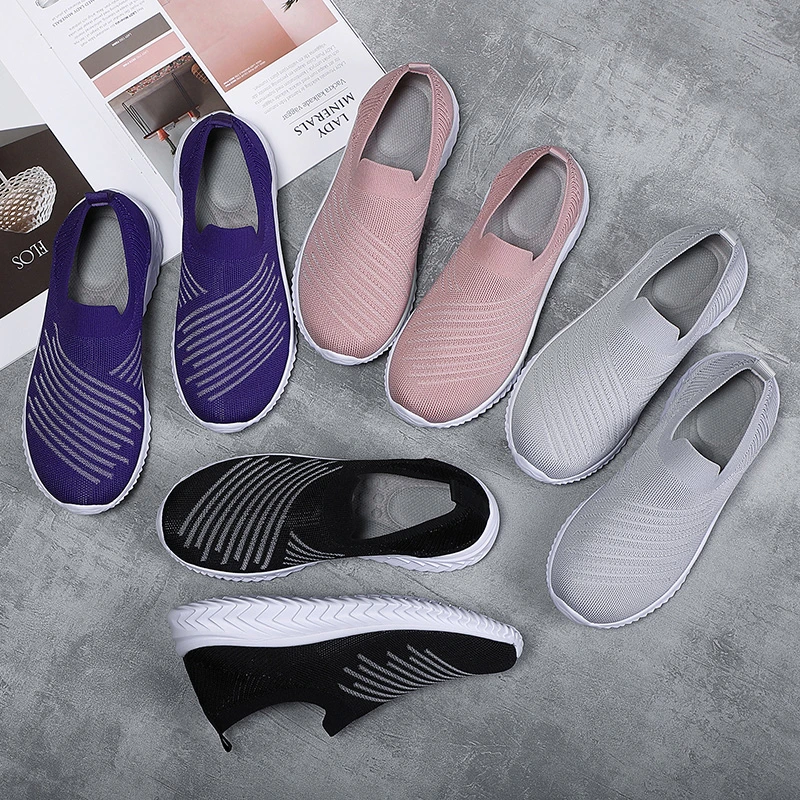 Slip on Fabric Casual Shoes for Women Leisure Sports Wear