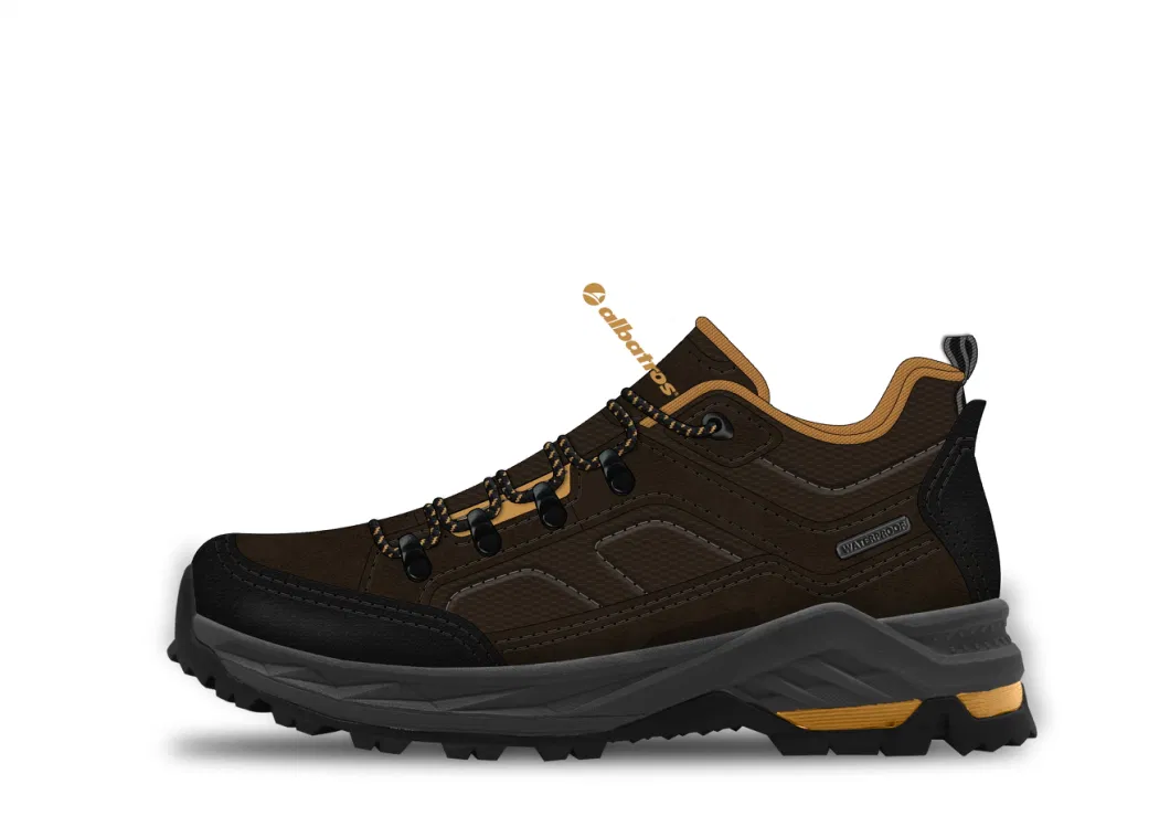 New Upper Leather Men&prime;s and Women&prime;s Outdoor Hiking Waterproof Shoes