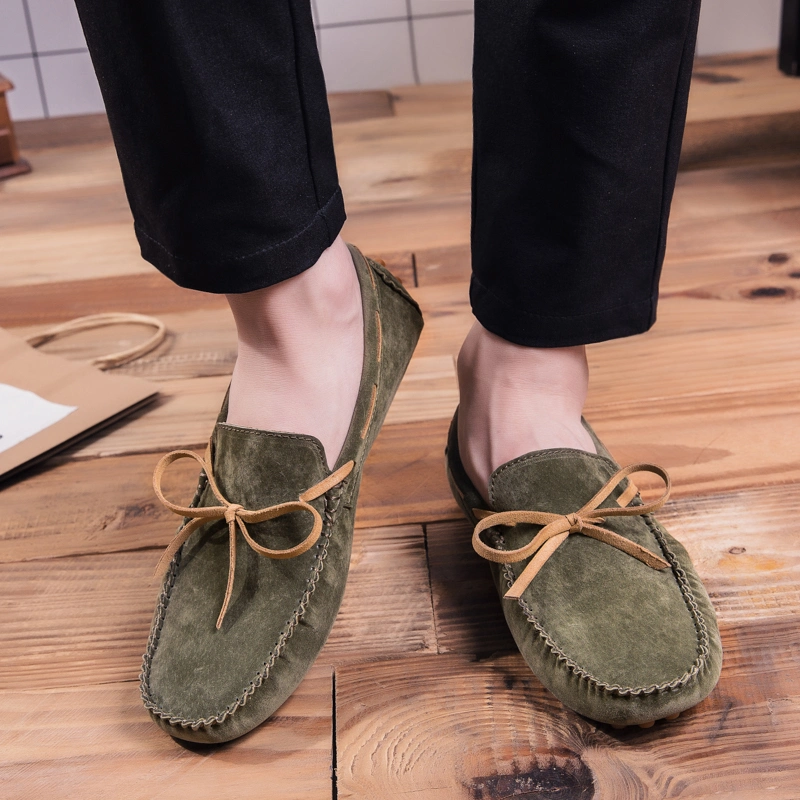 Fashion Cow Suede&#160; Leather&#160; Driving Loafers Casual&#160; Men&prime;s Moccasin&#160; Shoes