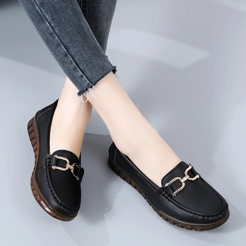 Fashionable Women&prime;s Dress Shoes: Steady and Elegant Slip-Ons