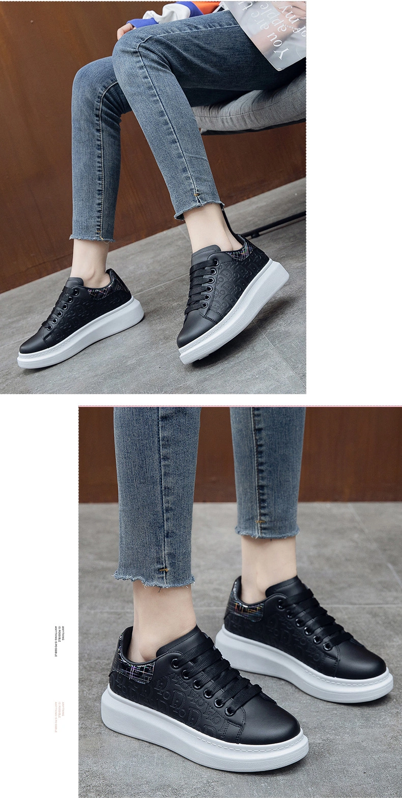 Classic Fashion Women Casual Shoes Spring Walking Style Shoes