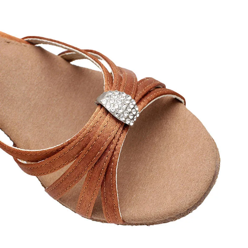 Women Latin Dance Shoes Ladies Modern Tango Ballroom Heel Dance Shoes