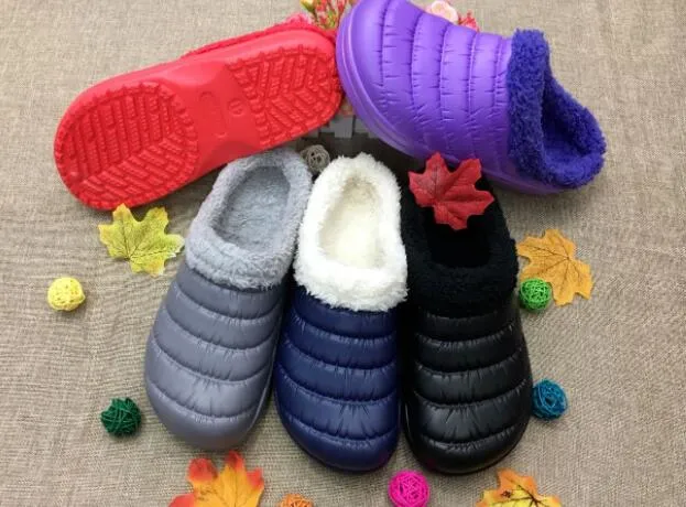 New Arrival Winter Fuzzy Slippers Soft Warm Indoor Slippers Custom Color Cotton Shoes